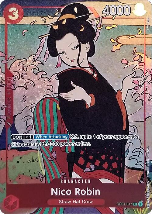 Nico Robin (English Version 1st Anniversary Set) card artwork