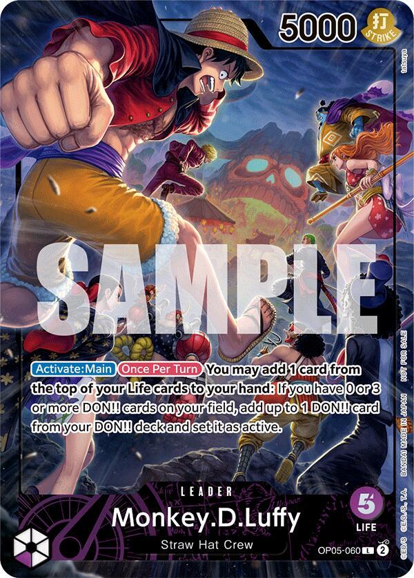 Monkey.D.Luffy (PSA Magazine) card artwork