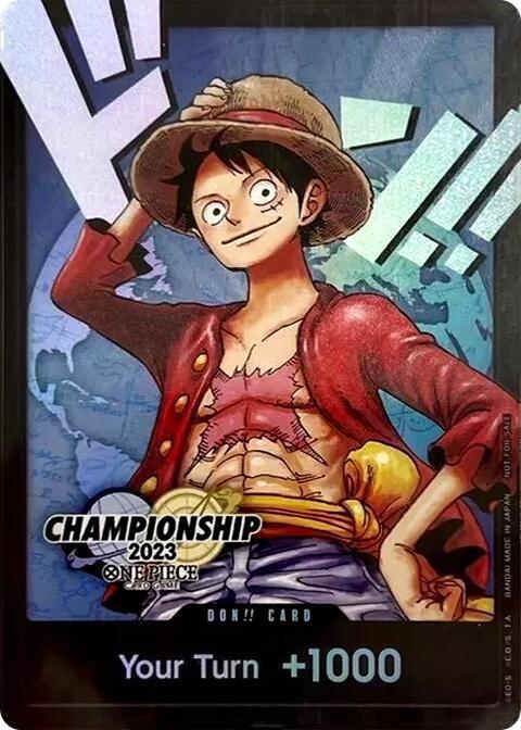 DON!! Card (Monkey.D.Luffy) (2023 World Championship Finals) card artwork