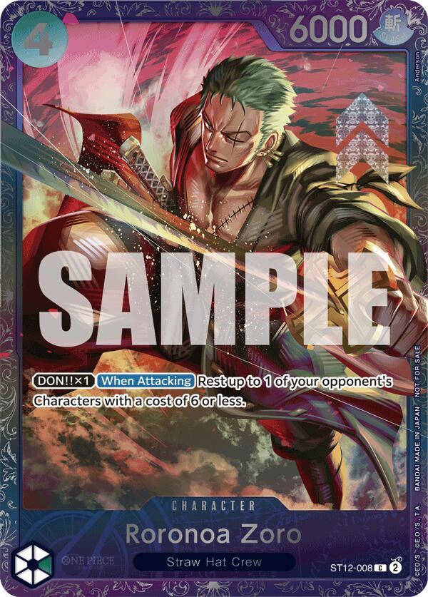 Roronoa Zoro (Treasure Cup 2024) card artwork
