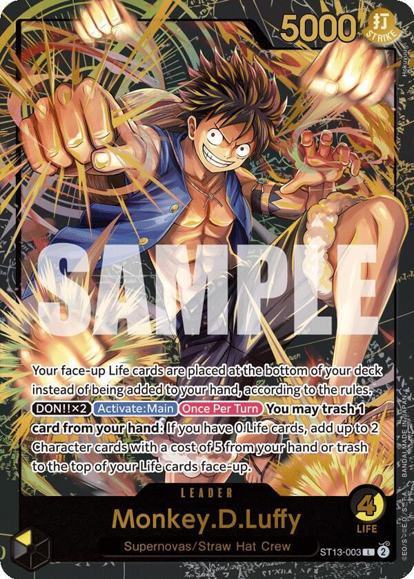 Monkey.D.Luffy (Premium Card Collection -Leader Collection-) card artwork