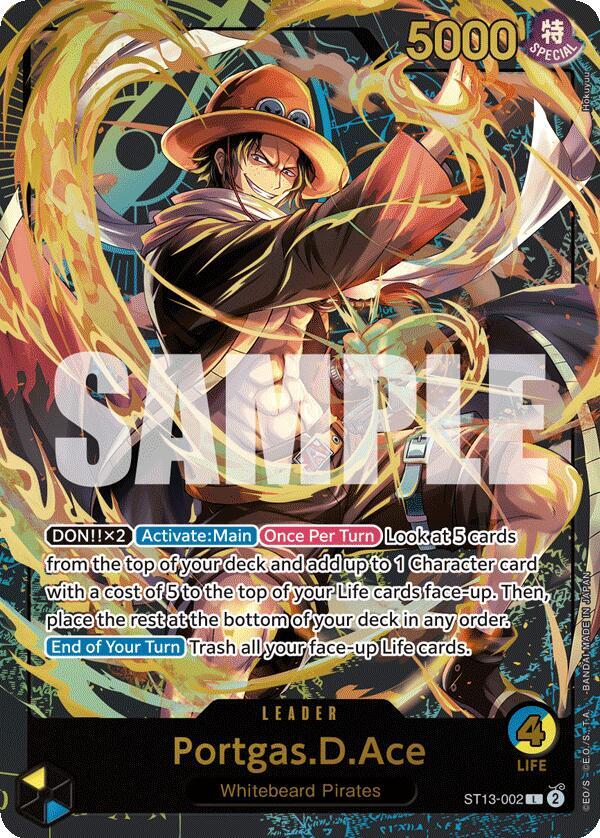 Portgas.D.Ace (Premium Card Collection -Leader Collection-) card artwork