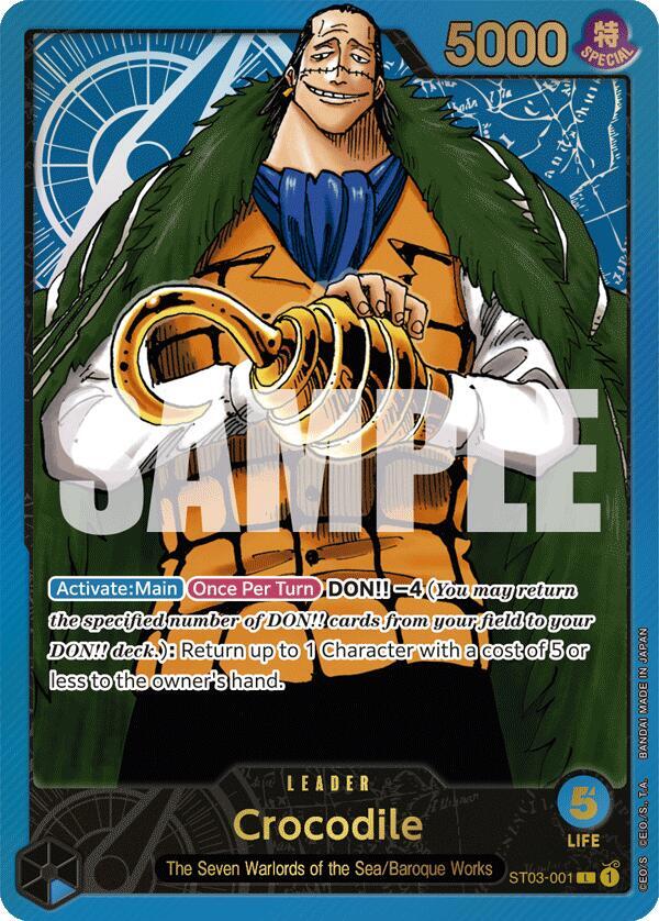 Crocodile (Premium Card Collection -Leader Collection-) card artwork