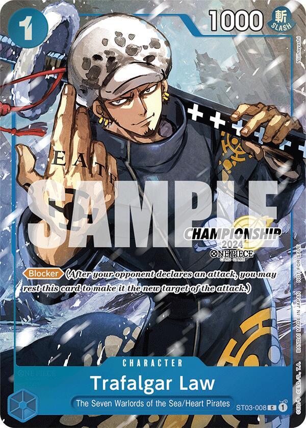 Trafalgar Law - ST03-008 (CS 2024 Event Pack Finalist) card artwork
