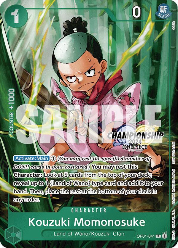 Kouzuki Momonosuke (CS 2024 Celebration Pack) card artwork