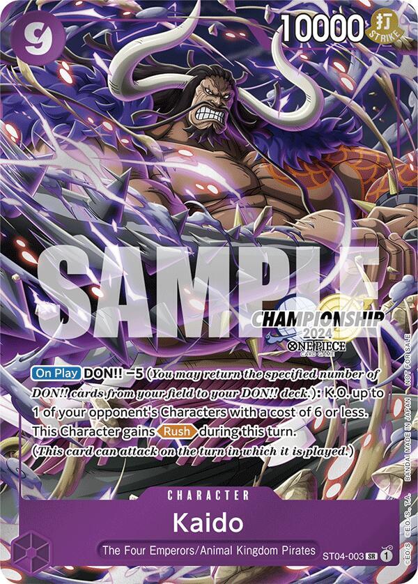 Kaido (CS 2024 Celebration Pack) card artwork