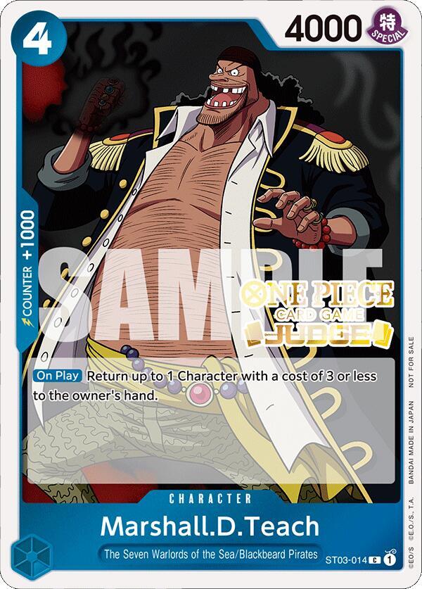 Marshall.D.Teach (Judge Pack Vol. 4) card artwork
