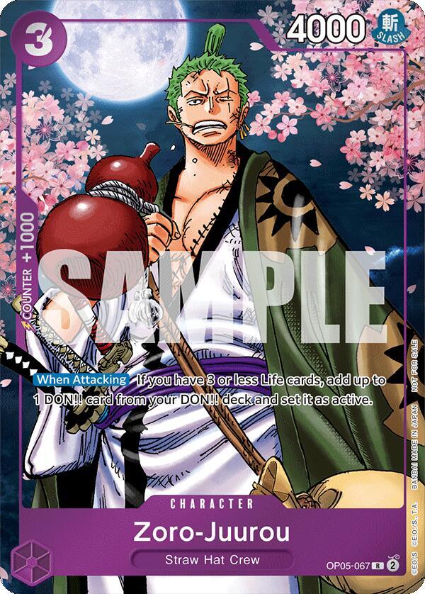 Zoro-Juurou (Event Pack Vol. 5) card artwork