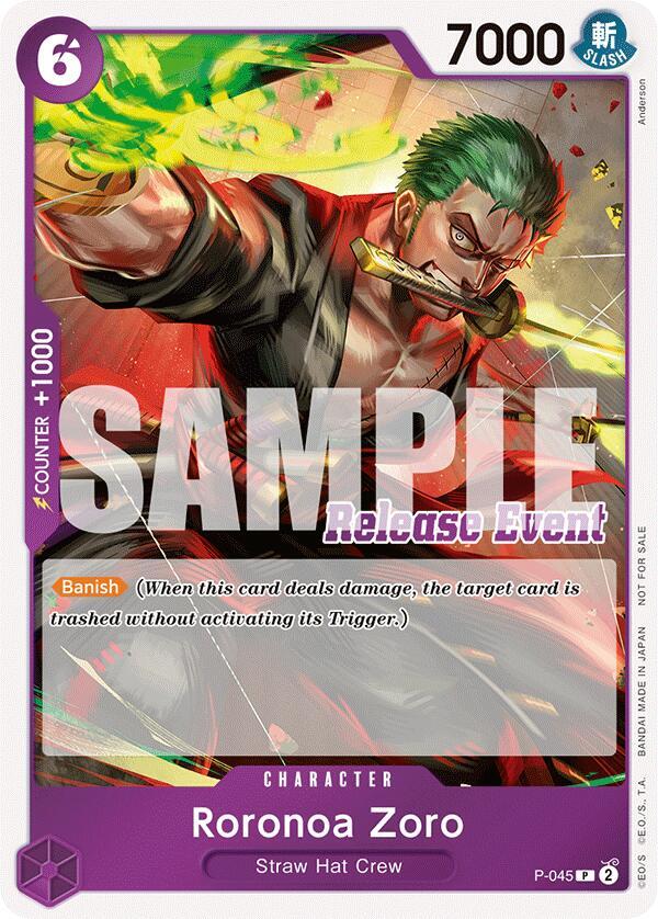 Roronoa Zoro (ST15 - ST20 Release Event Winner Pack) card artwork