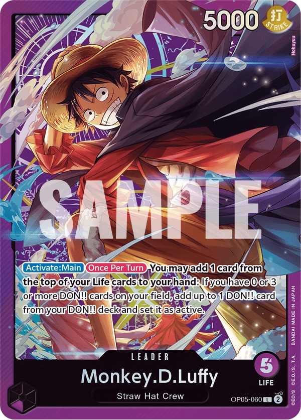 Monkey.D.Luffy (Sound Loader Vol. 1) card artwork