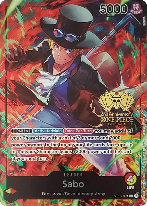 Sabo (2nd Anniversary Tournament) card artwork