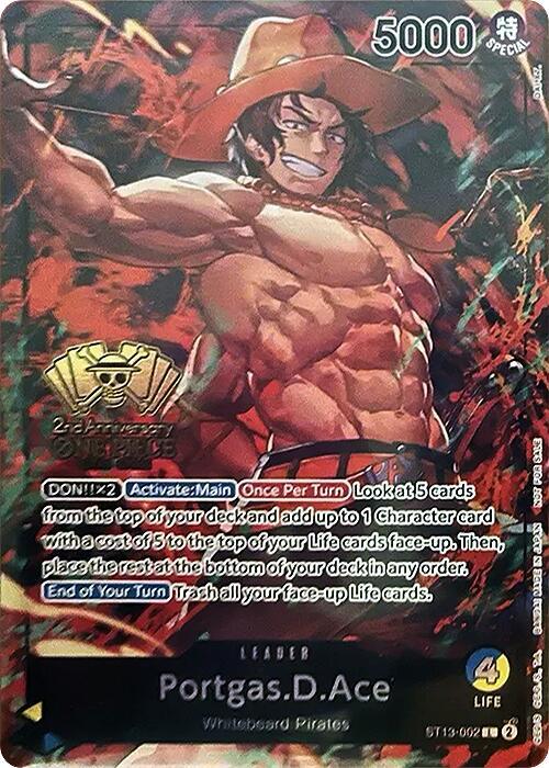 Portgas.D.Ace (2nd Anniversary Tournament) card artwork