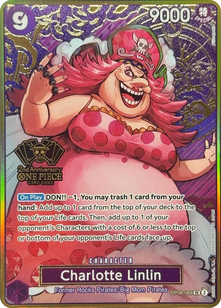 Charlotte Linlin (One Piece Japanese Version 2nd Anniversary Set) card artwork