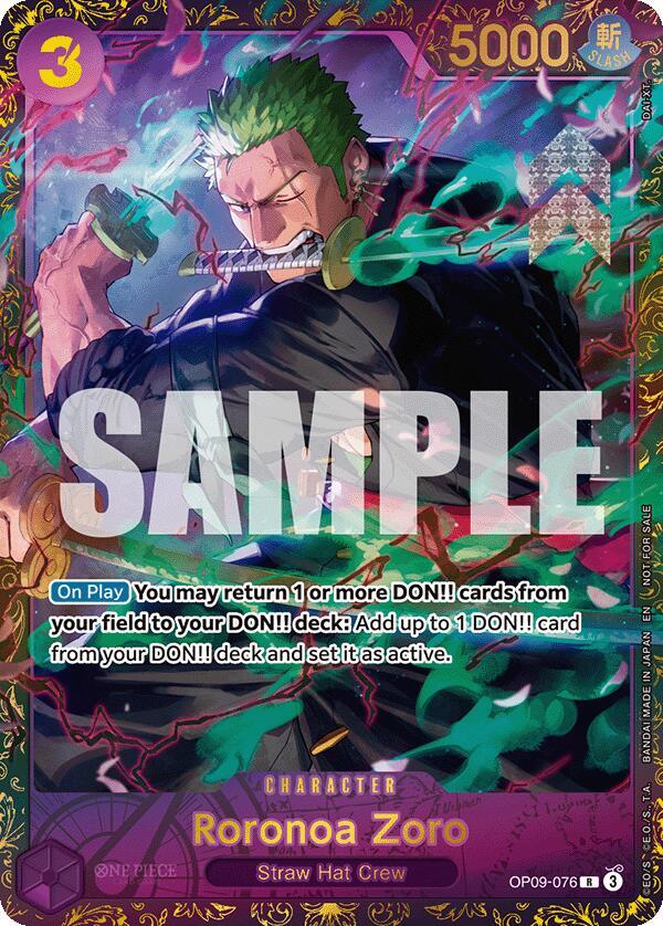 Roronoa Zoro (Championship 25-26 Regionals Season 1) card artwork