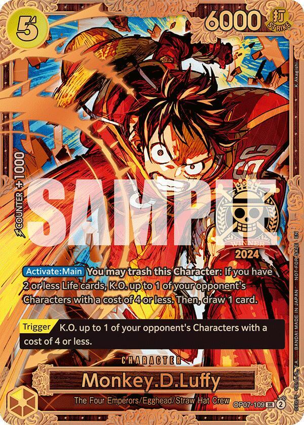 Monkey.D.Luffy (Championship 2024 World Final 3rd Place) card artwork