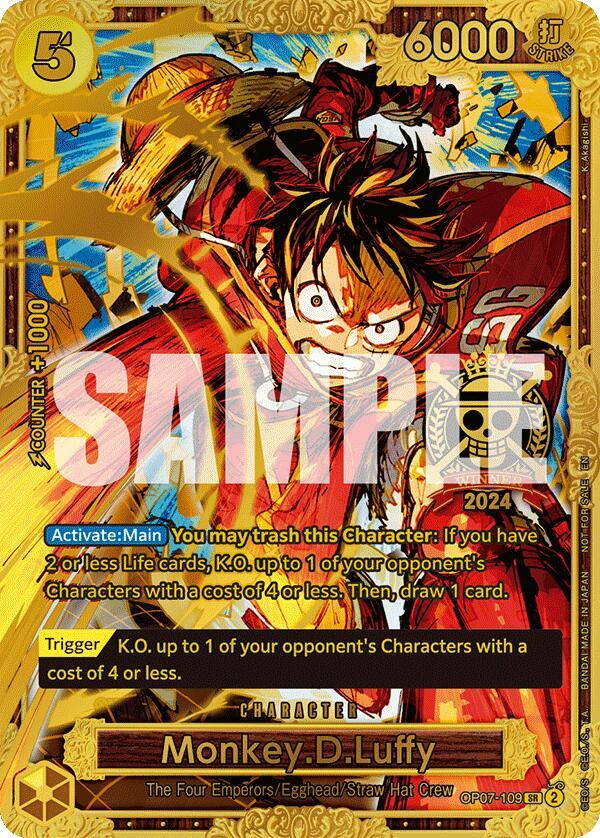 Monkey.D.Luffy (Championship 2024 World Final 1st Place) card artwork