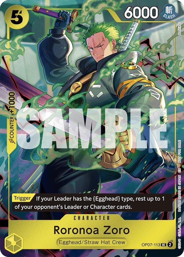 Roronoa Zoro (One Piece Day Dallas 2025) card artwork