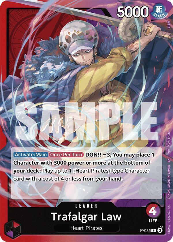 Trafalgar Law (OP10 Release Event) card artwork