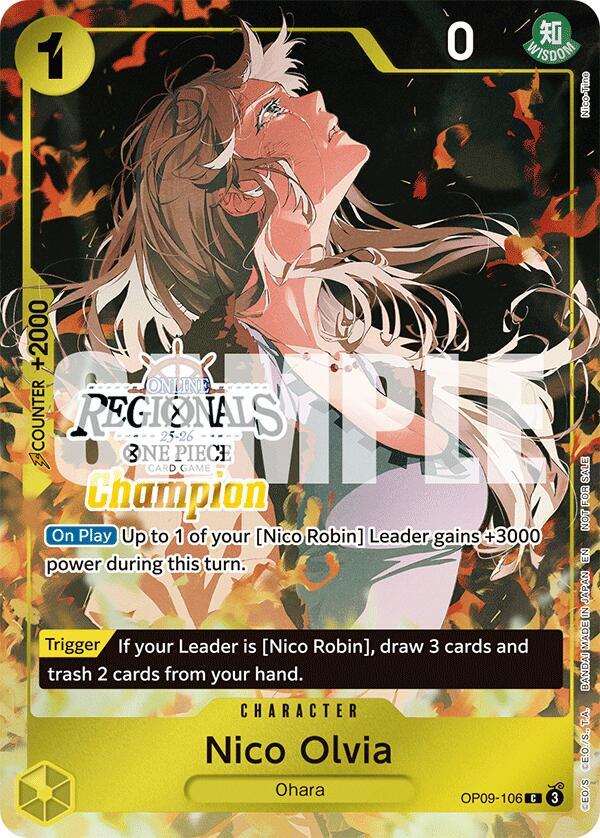 Nico Olvia (Online Regional Champion Card Set 2025 Vol.1) card artwork