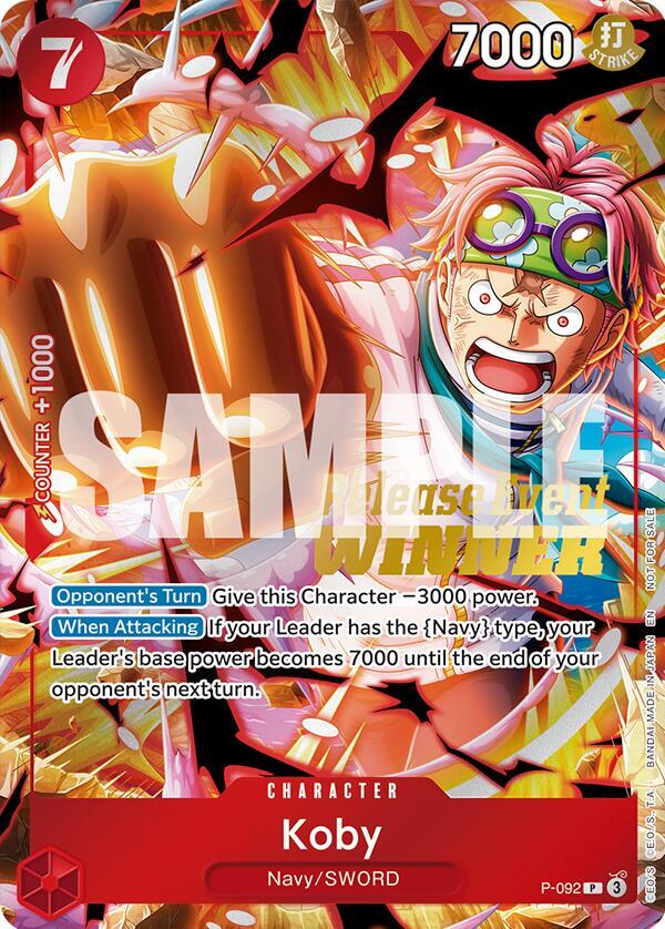 Koby (OP12 Release Event Winner) card artwork