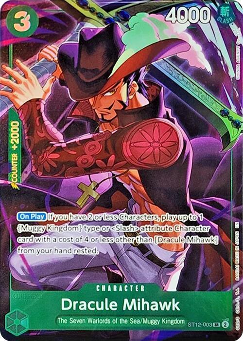 Dracule Mihawk (Illustration Box Vol.4) card artwork