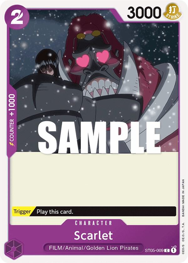 Scarlet card artwork