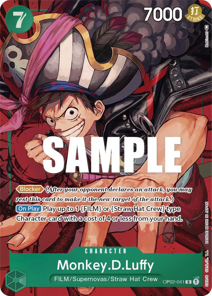 Monkey.D.Luffy (041) (Alternate Art) card artwork
