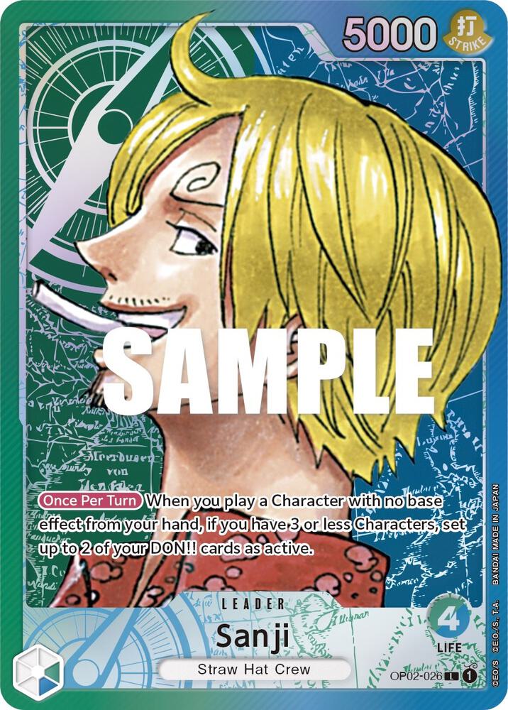 Sanji (Alternate Art) card artwork