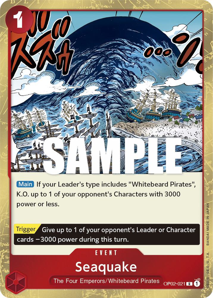 Seaquake card artwork