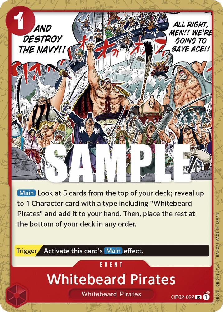 Whitebeard Pirates card artwork