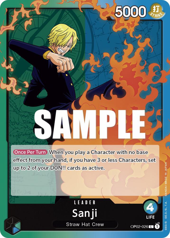 Sanji card artwork