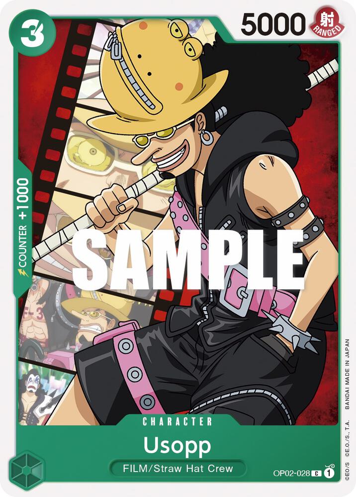Usopp card artwork