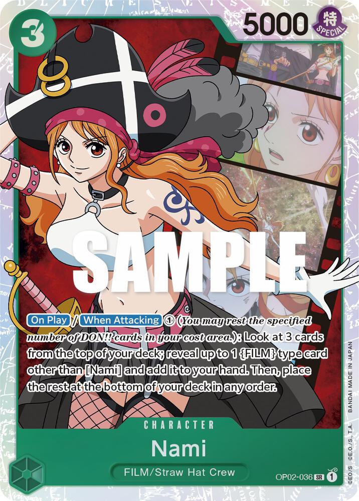 Nami card artwork