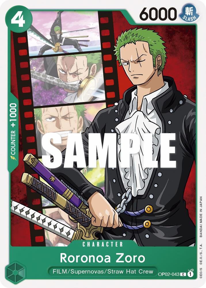 Roronoa Zoro card artwork