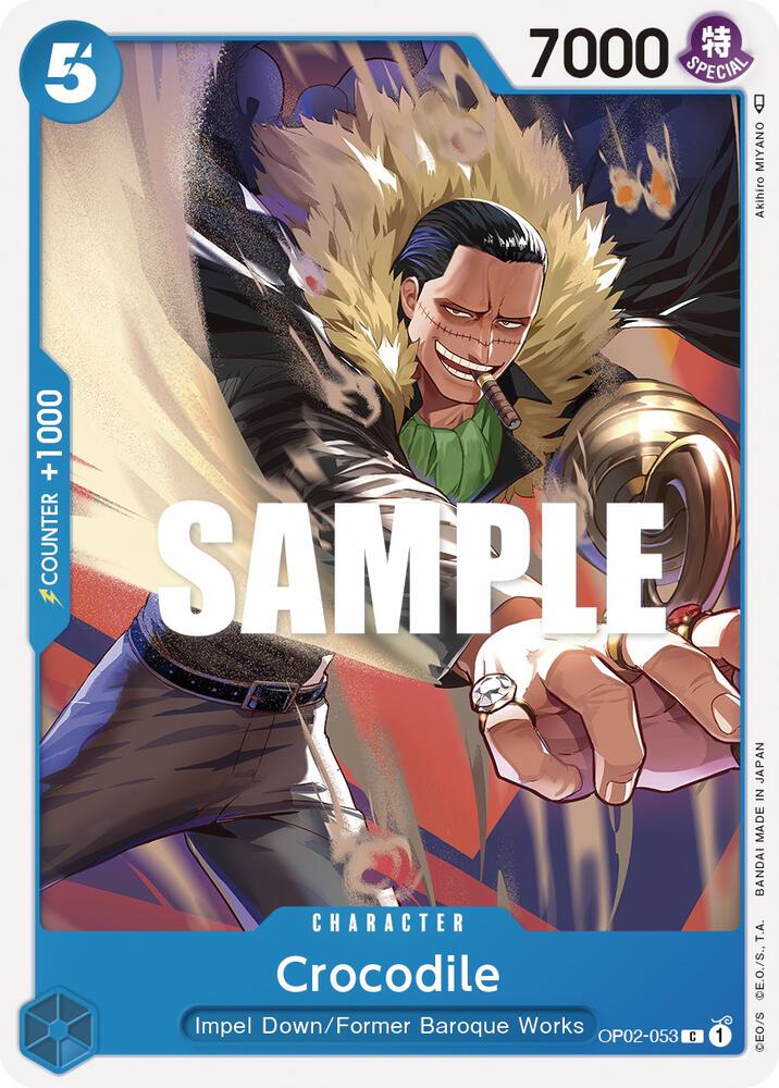 Crocodile card artwork