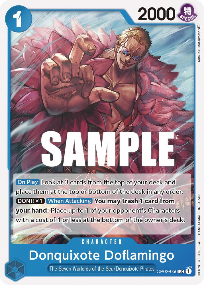 Donquixote Doflamingo card artwork