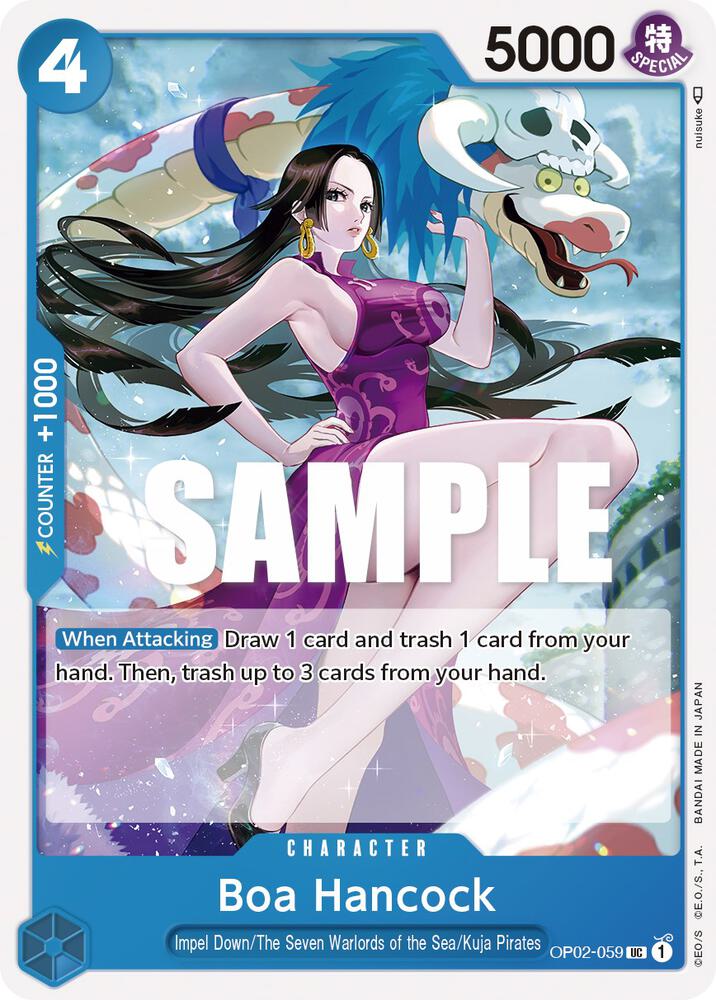 Boa Hancock card artwork