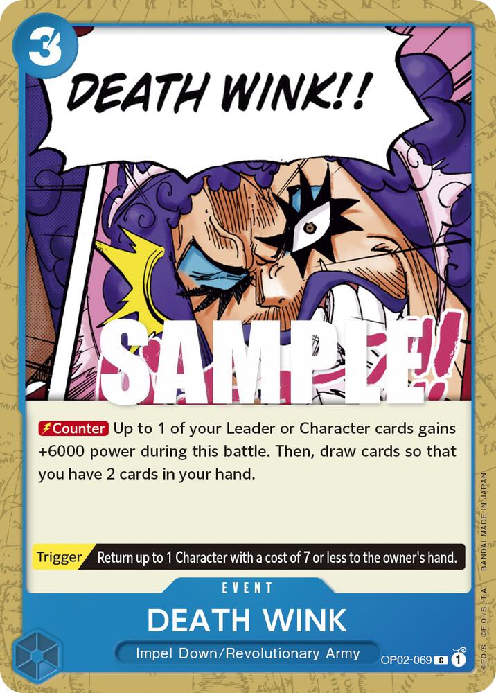 DEATH WINK card artwork