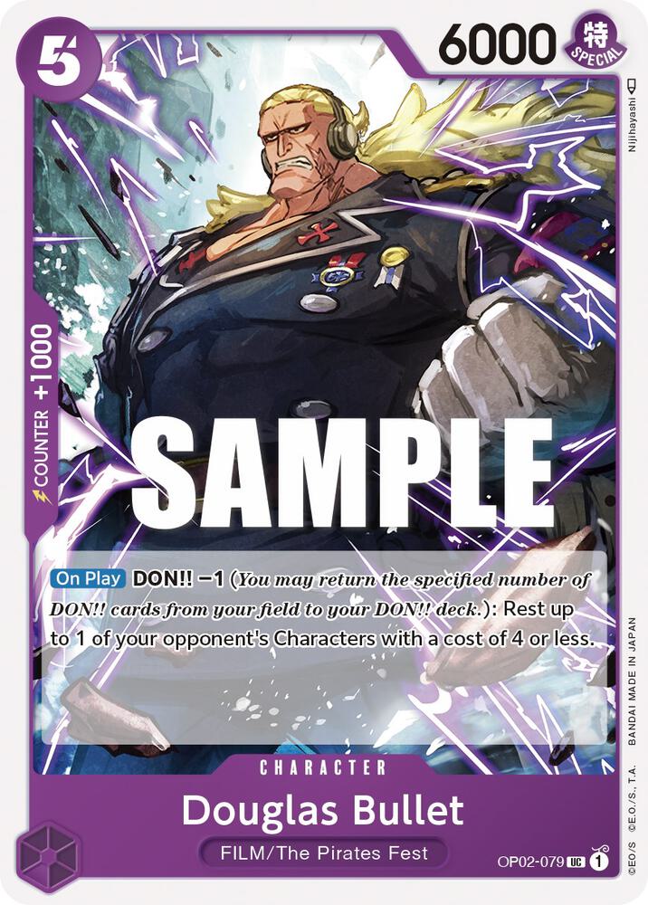 Douglas Bullet card artwork