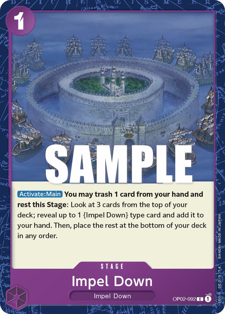 Impel Down card artwork