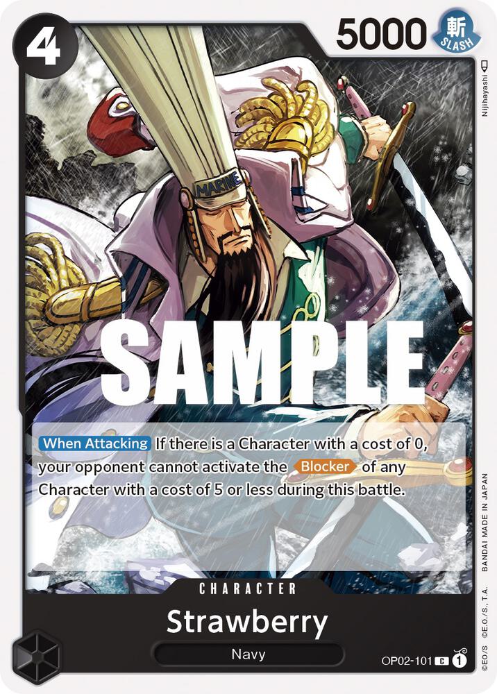 Strawberry card artwork