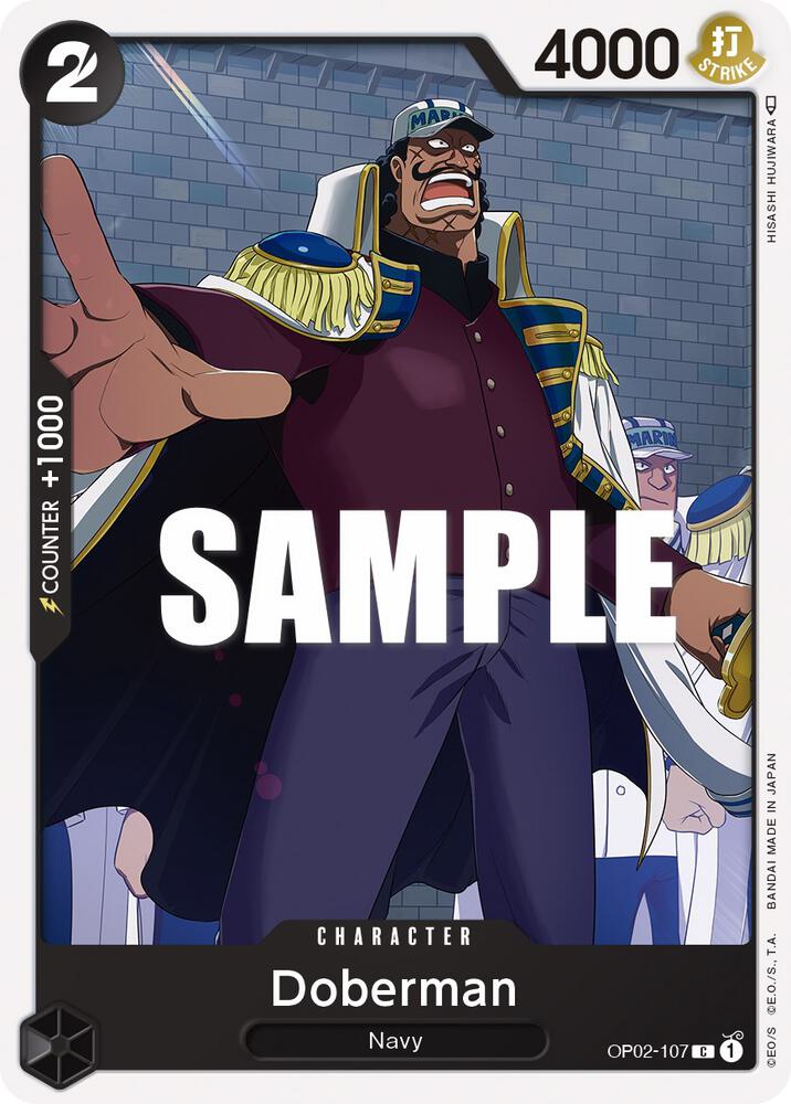 Doberman card artwork
