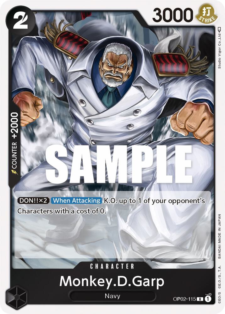 Monkey.D.Garp (115) card artwork