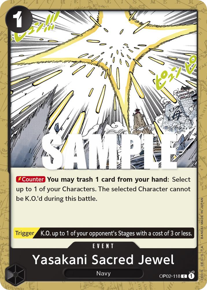 Yasakani Sacred Jewel card artwork