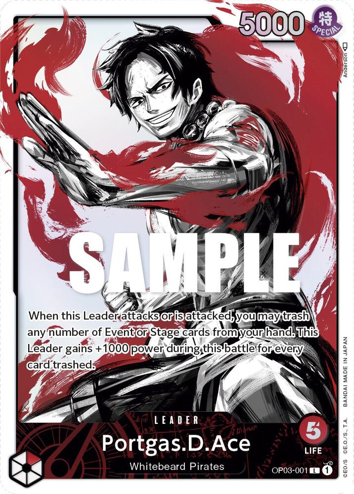 Portgas.D.Ace (Alternate Art) card artwork