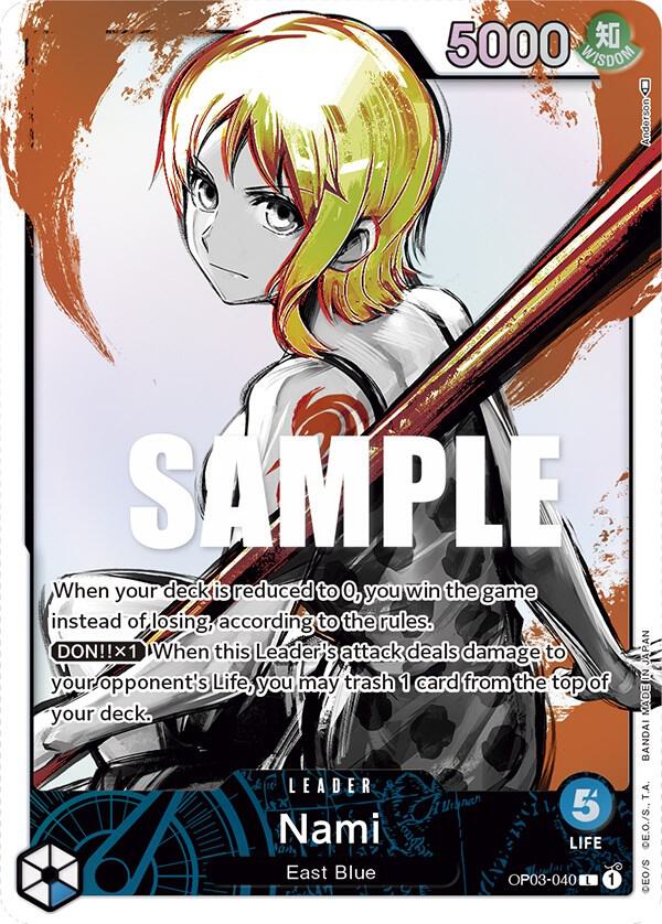Nami (040) (Alternate Art) card artwork
