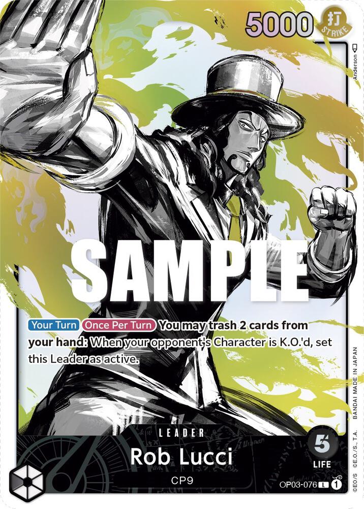 Rob Lucci (076) (Alternate Art) card artwork