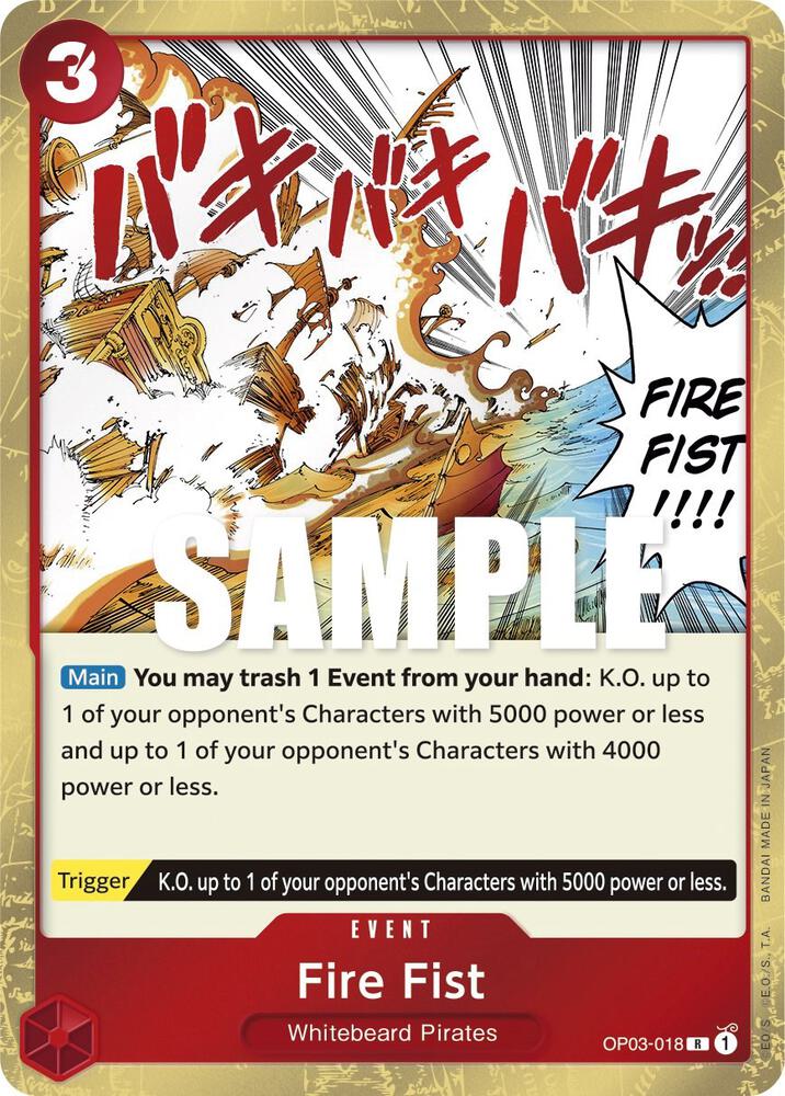 Fire Fist card artwork