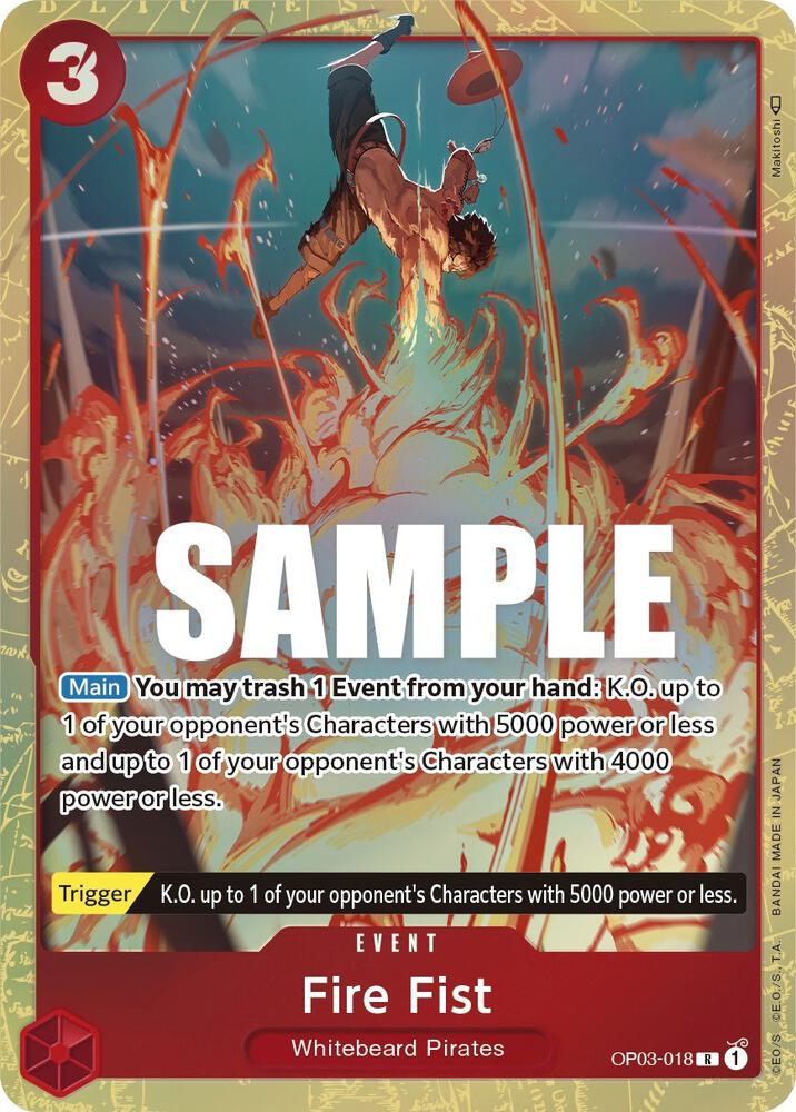 Fire Fist (Alternate Art) card artwork