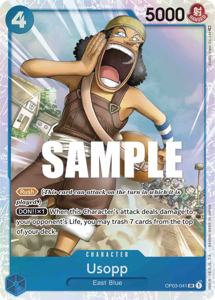 Usopp card artwork